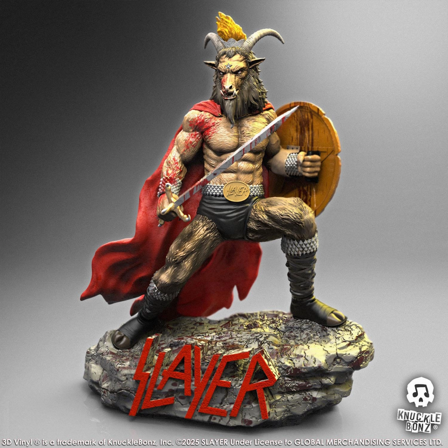 Limited Hobby Knucklebonz Slayer Show No Mercy Minotaur 3D Vinyl Statue