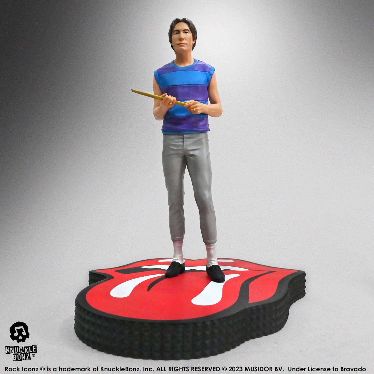 Knucklebonz The Rolling Stones Rock Iconz Charlie Watts (Tattoo You Tour 1981) Statue Action Hobby