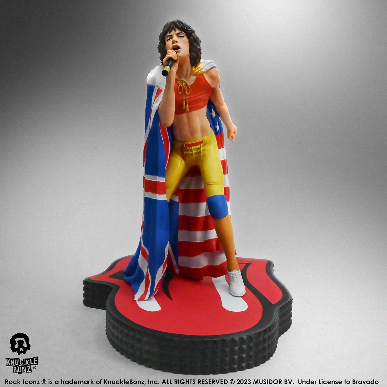 Knucklebonz The Rolling Stones Rock Iconz Mick Jagger (Tattoo You Tour 1981) Statue Pokemon Creature Porcelain Doll