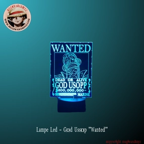 Lampe Led - God Ussop "Wanted" Soil Science Little Artist