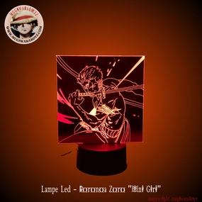 Lampe Led - Roronoa Zoro "Oni Giri" Lightning Effect Challenge Overcome