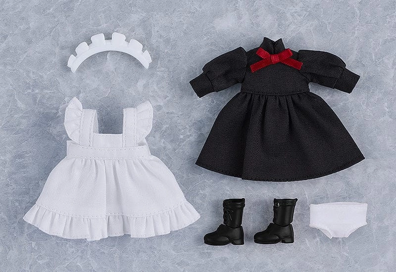 Character Sculpture Nendoroid Doll Work Outfit Set : Maid Outfit Long (Black)