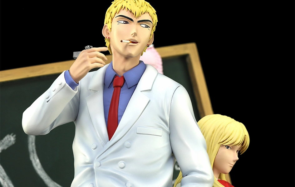 Fantasy Vehicle Superhero Collectible Great Teacher Onizuka - Eikichi Onizuka & Urumi Kanzaki 1/6 Scale Statue