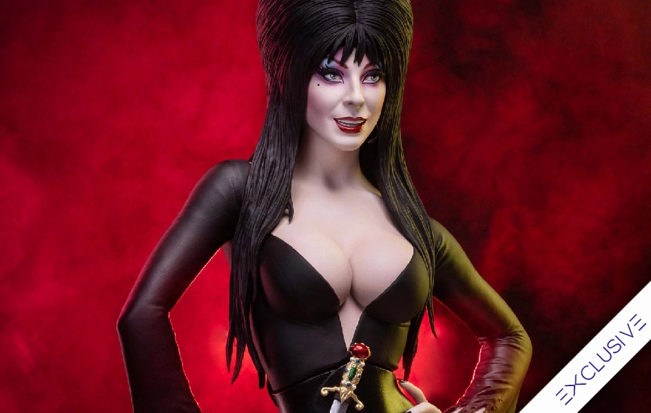 Elvira Mistress of the Dark (Exclusive) 1/4 Scale Maquette Statue Cultural Gift