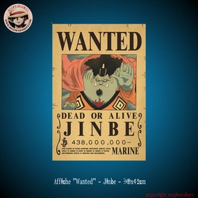 Affiche "Wanted" - Jinbe Wildlife Conservation
