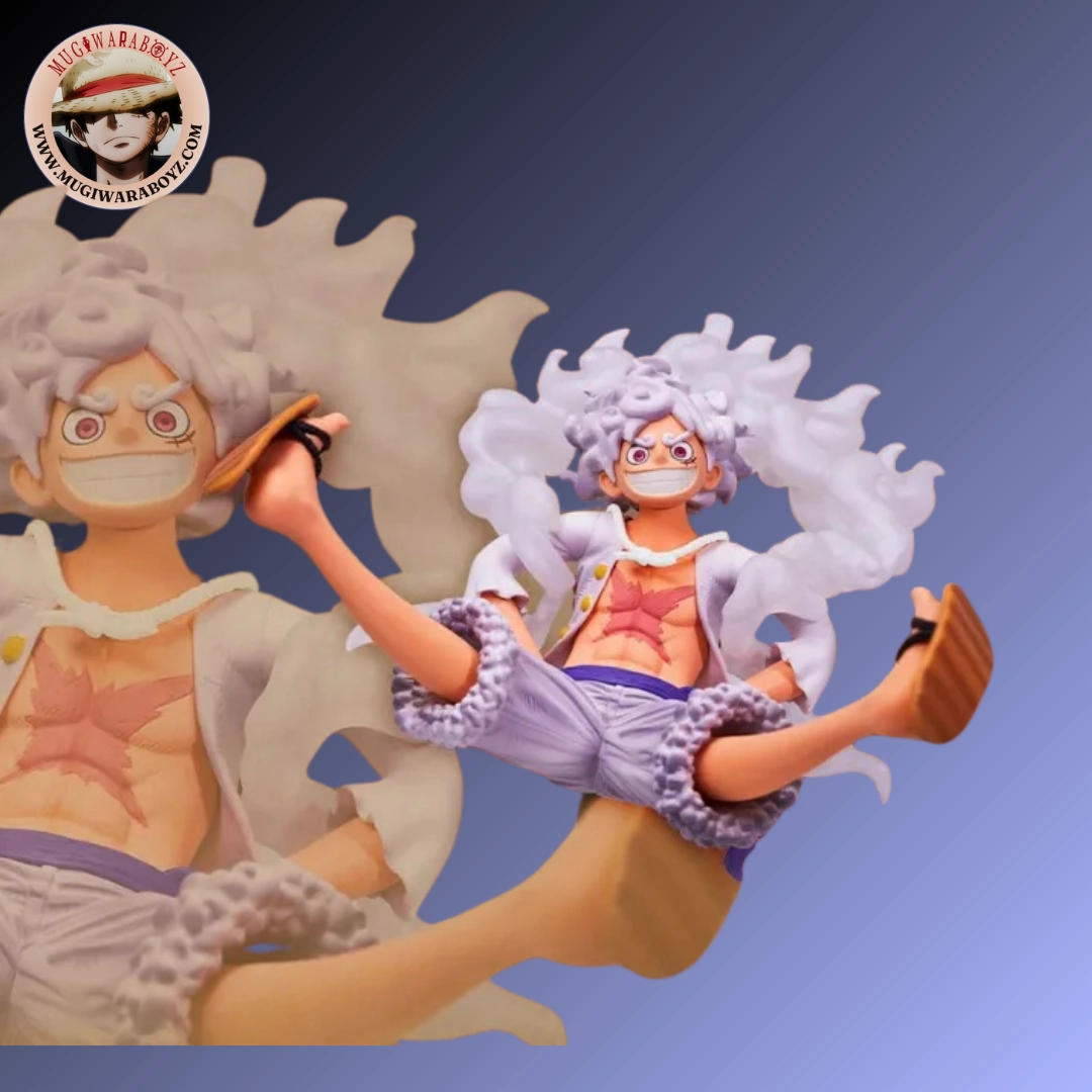 Figurine One Piece - Monkey D. Luffy "GEAR 5" Native Art Themed Exhibit