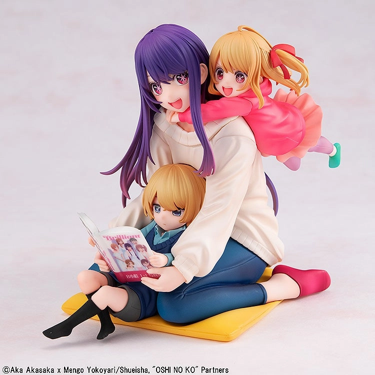 Fast shipping OSHI NO KO Ai, Aqua & Ruby - Mother and Children 1/8 Scale Figure