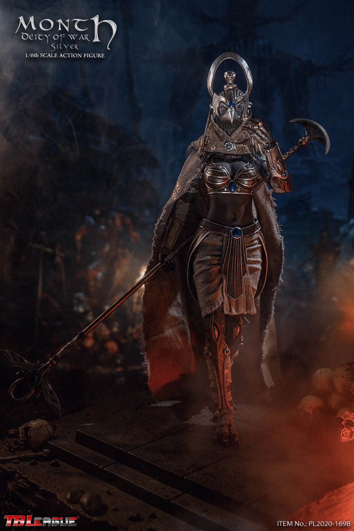 Phicen TBLeague Month Deity of War - Silver 1/6 Action Figure Toy Line