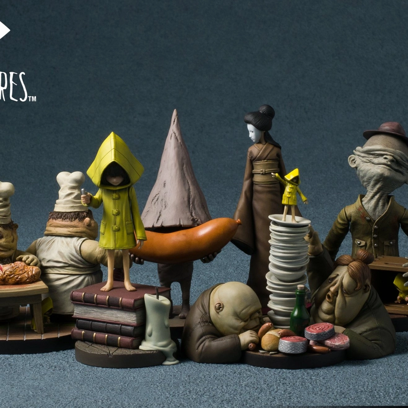 Fantasy Hobby Classic Toy Little Nightmares Mini Figure Collection Box Original Color Ver.