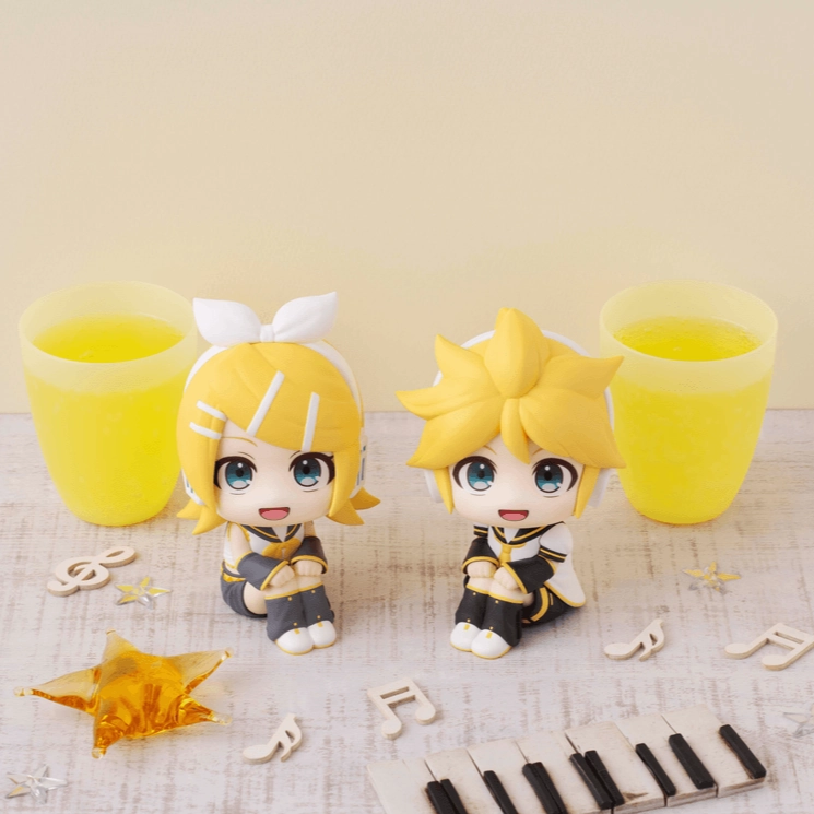 Lookup Vocaloid Kagamine Rin & Len set (with gift) Fine Detail
