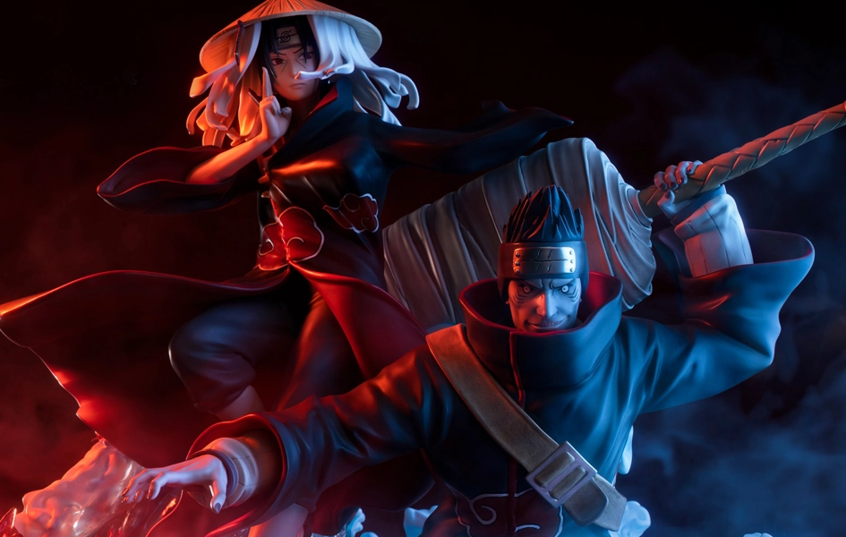 Limited Goods Uchiha Itachi and Hoshigaki Kisame 1/6 Scale Statue