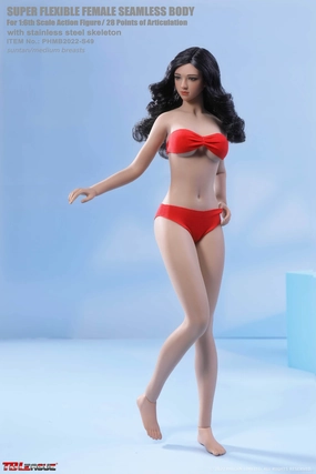 Series Set Action Hero Phicen TBLeague S49 Suntan, Medium Bust Female Seamless 1/6 Action Figure