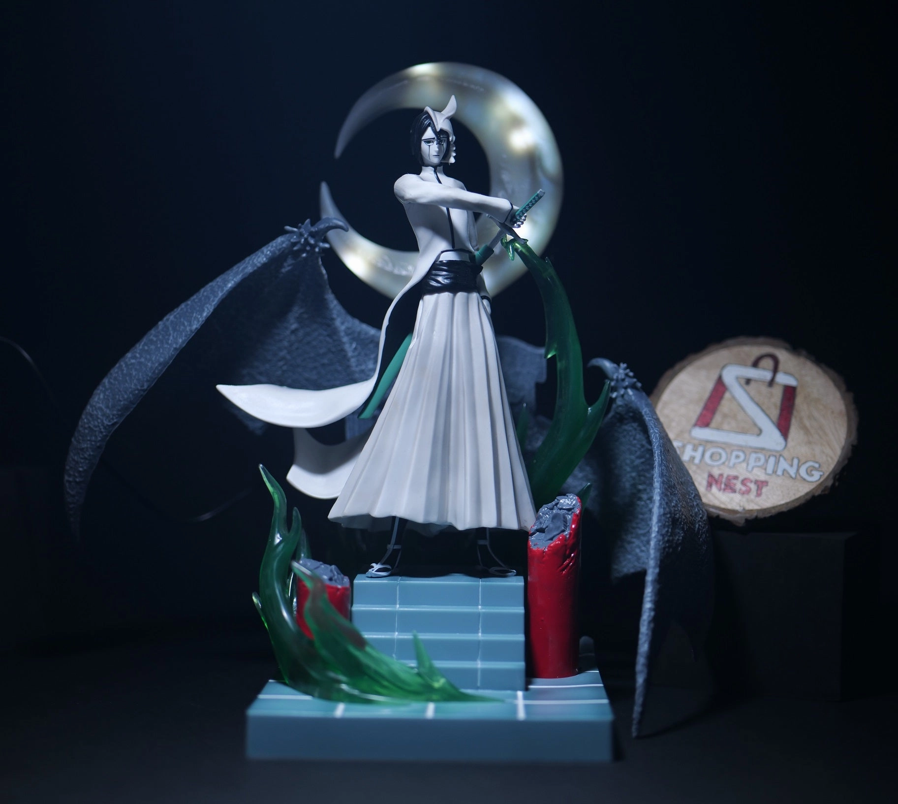 Gaming Collection Game Character Bleach Ulquiorra Cifer GK Action Figure Ten Blades Resonance (33 cm) |PVC| ?C Anime Collectible by ShoppingNest