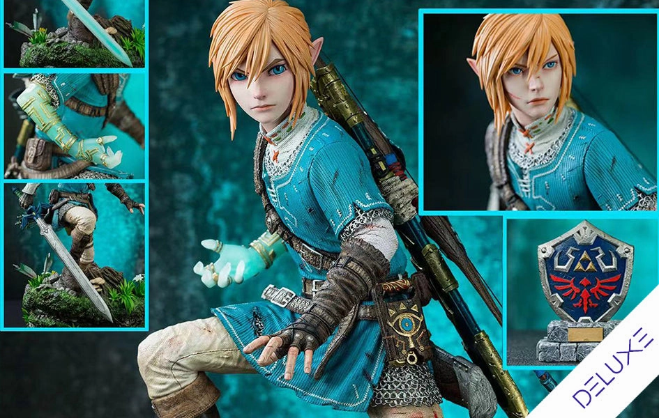 The Legend Of Zelda - LINK DELUXE 1/4 Scale Statue Designer Display