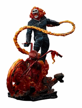 Religious Icon Decorative Model Sideshow Collectibles Marvel Ghost Rider (Classic Variant) Premium Format Statue