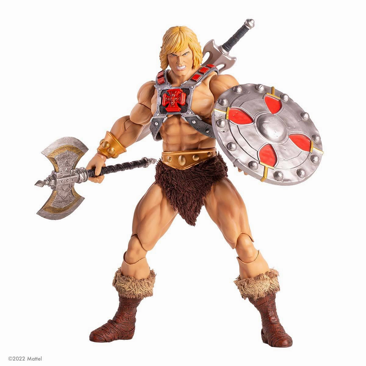 Mondo Masters of the Universe He-Man Regular Edition 1/6 Action Figure Small Space Loyal Friend