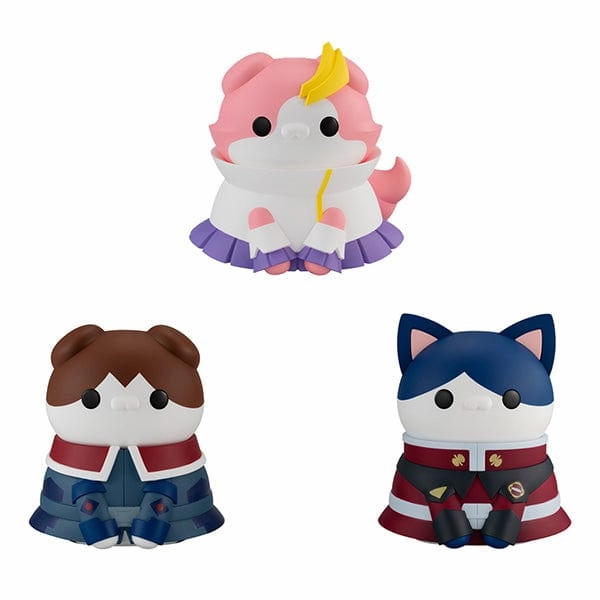 Vinyl Decor Fish Replica MEGA CAT PROJECT MOBILE SUIT GUNDAM SEED Nyanto ! The Big Series Nyandam SEED Kira??Athrun??Lacus Set??with gift: Illustration Board??