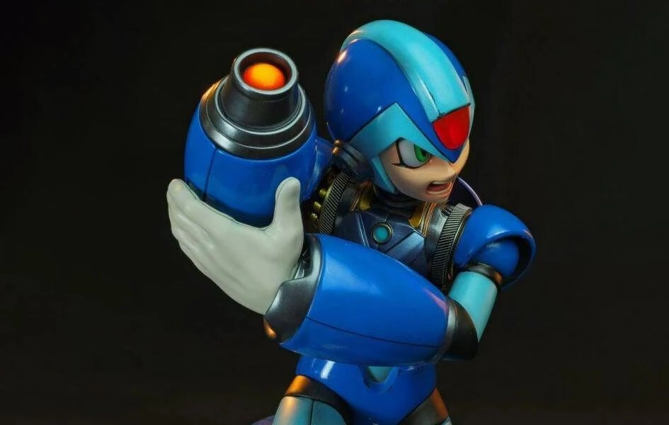 School Project Craft Project Megaman X 1/4 Scale Statue BLUE VERSION by HMO