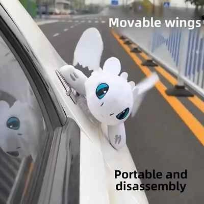 Art Object Folk Tale Toothless Lightfury Dragon Toy | How TO Train Your Dragon |20 Cms | Car Accessories |