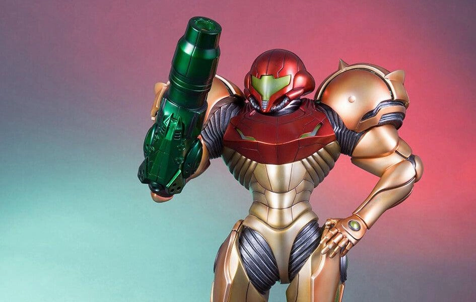 Metroid Prime: Samus Varia Suit 1/4 scale Statue By First 4 Figures Vinyl Sculpture