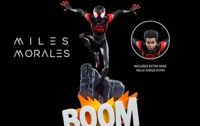 Miles Morales BDS 1/10 Art Scale Statue Chibi Sculpture