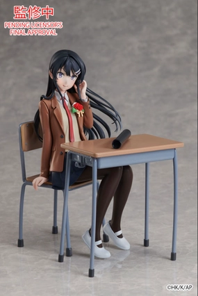 Rascal Does Not Dream of a Knapsack Kid Mai Sakurajima Graduation ver NON scale figure Limited Goods