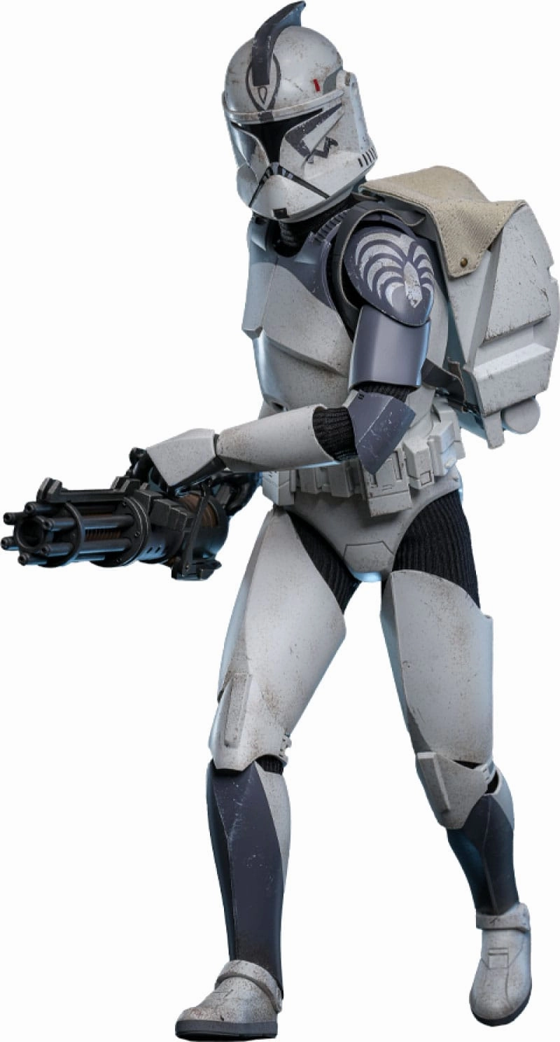 Celebrity Doll Gaming Figure Hot Toys 104th Battalion Wolfpack Clone Trooper Deluxe Version - Star Wars: The Clone Wars - TMS143 - 1/6 Scale Collectible Figure