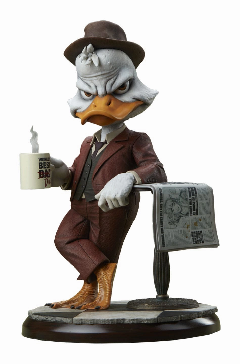 Holiday themed Cute Animal Sideshow Collectibles Marvel Howard the Duck Premium Format Statue