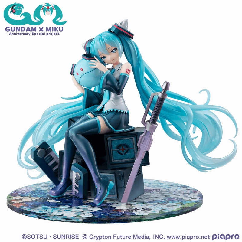 Mobile Suit Gundam 45th Anniversary X Hatsune Miku Lucrea Hatsune Miku X OO Gundam Industrial Decor Full Set
