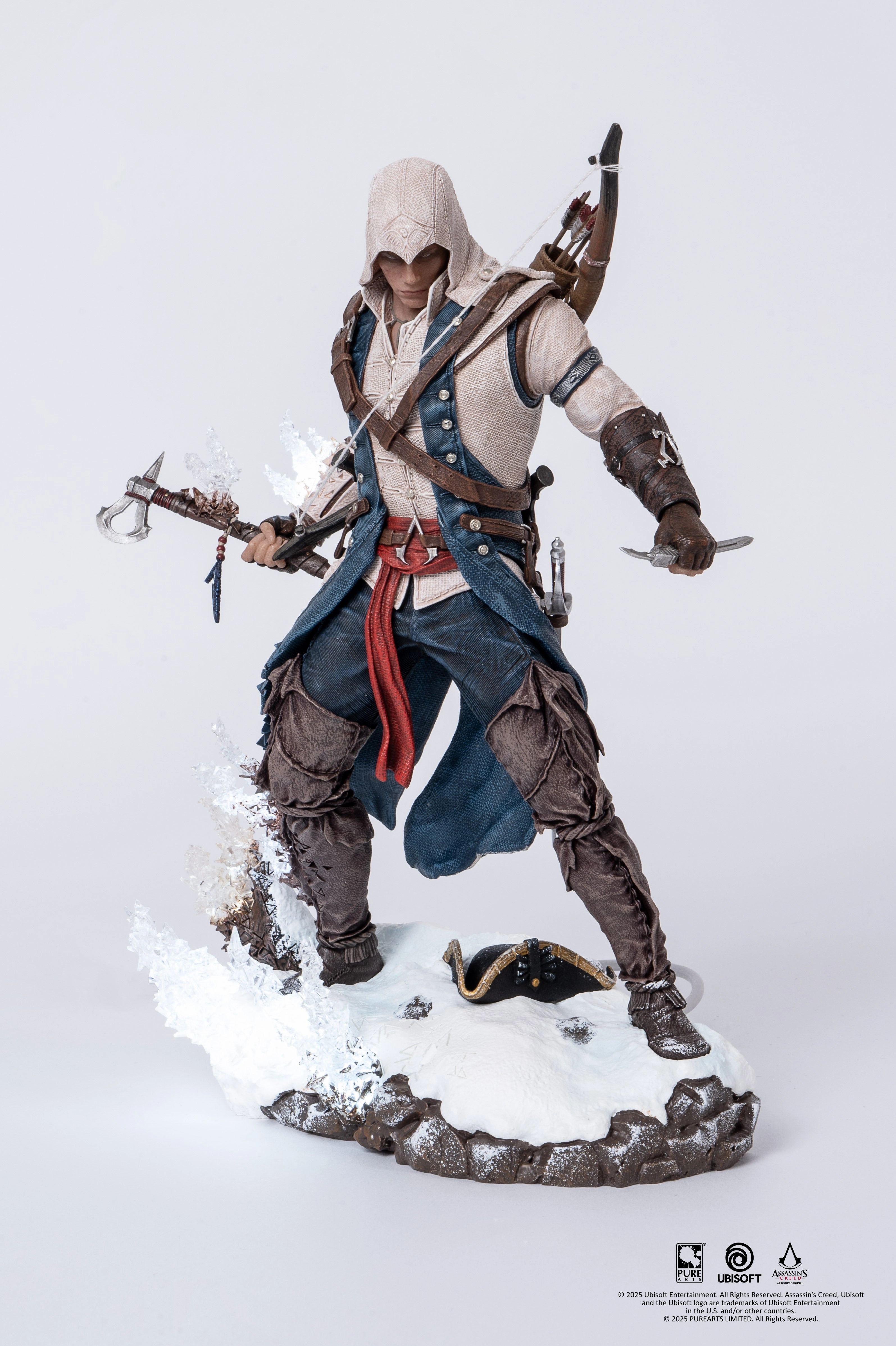 PUREARTS Animus Connor - Assassin's Creed - 1/8 Scale Collectible Statue Chibi Showcase Music Icon