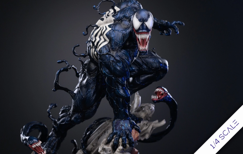 Desktop Decor Cute Figure MQ059-Venom (Exclusive) 1/4 Scale Statue by Pin Jiang Iron Studio