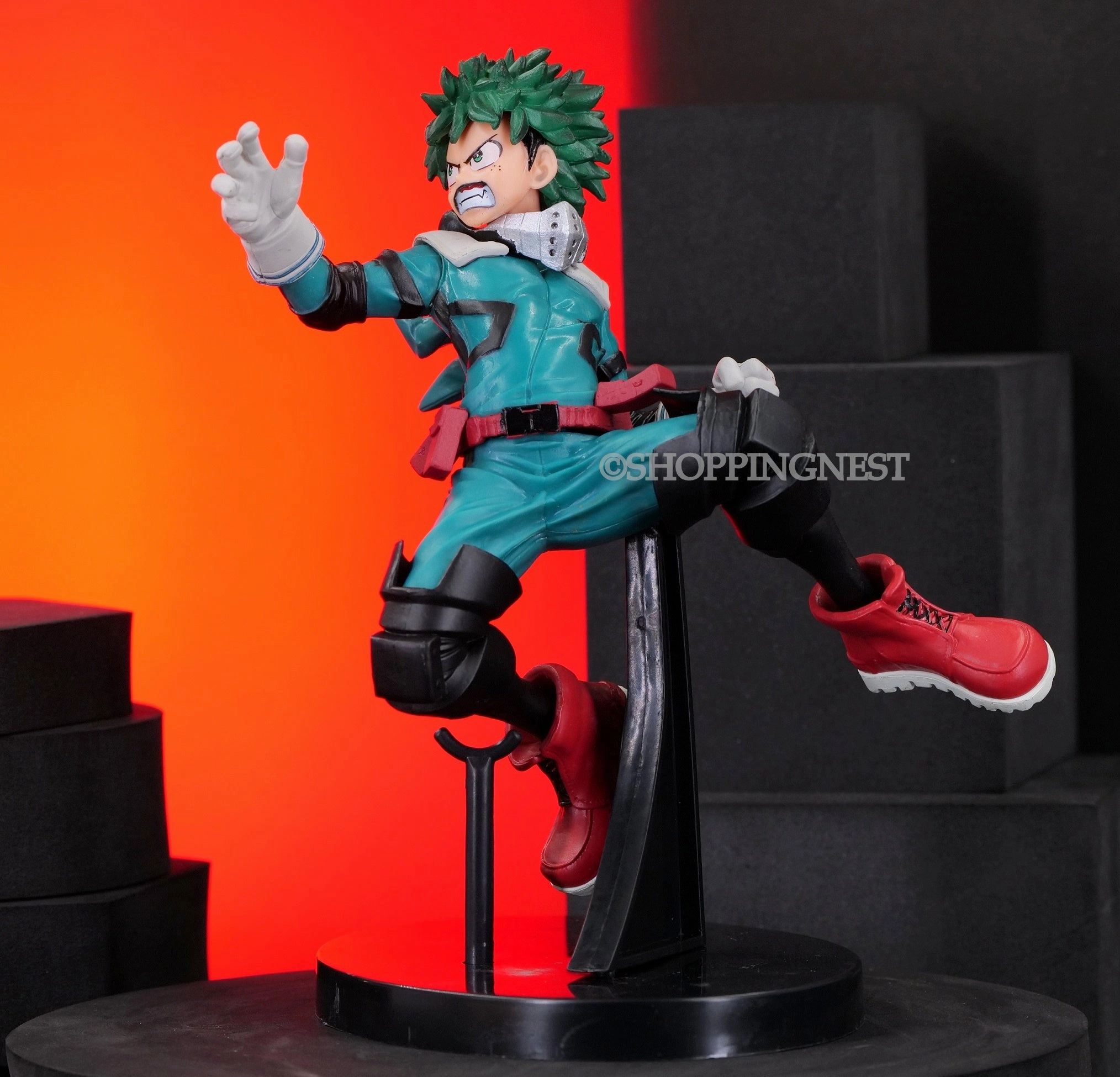 Character Display My Hero Academia Deku Izuku Midoriya Action Figure Collection Toy | 17 CMS |