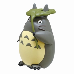 My Neighbor Totoro Big Totoro with a Leaf Umbrella Art Statue Movie Goods