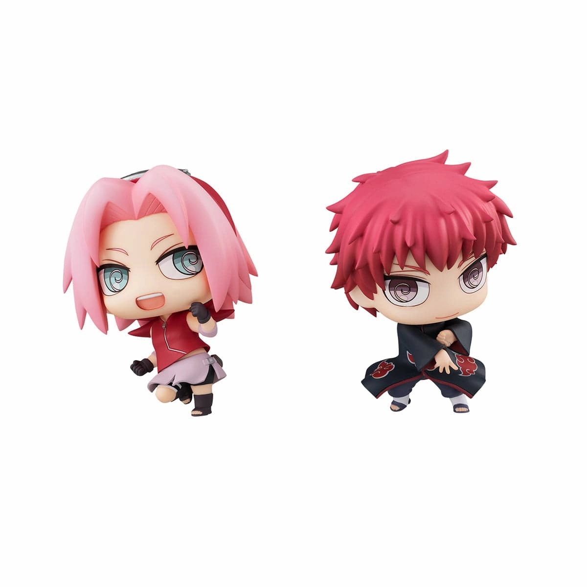 Naruto Shippuden ChimiMega Buddy Series Sakura Haruno VS Sasori Showdown Set Collector's item