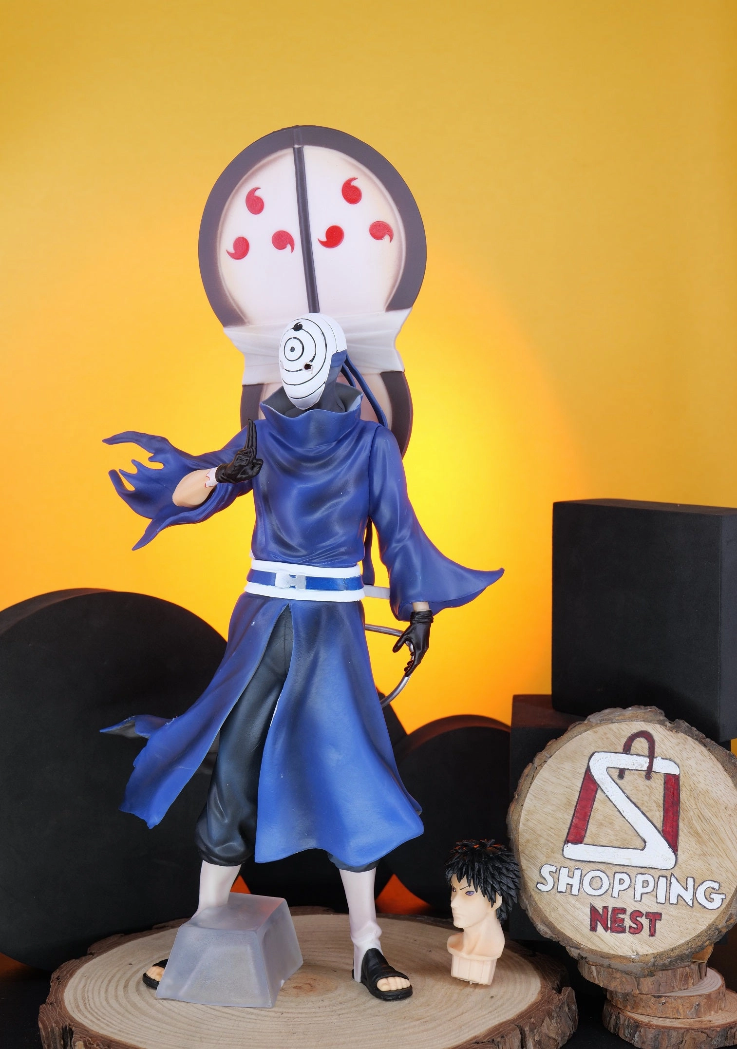 Naruto Uchiha Obito Action Figure (35 cm) |PVC| ?C Anime Collectible by ShoppingNest Summer Toy Painted Model