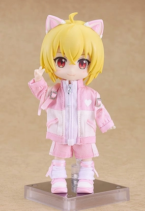 Premium Hobby Nendoroid Doll Outfit Set : Subculture Fashion Tracksuit (Pink)