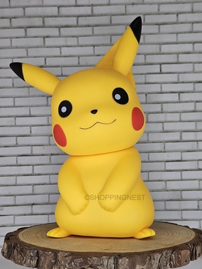Pok??mon Pikachu Action Figure (20 cm) |PVC| ?C Anime Collectible by ShoppingNest Cultural symbol Rarity Value