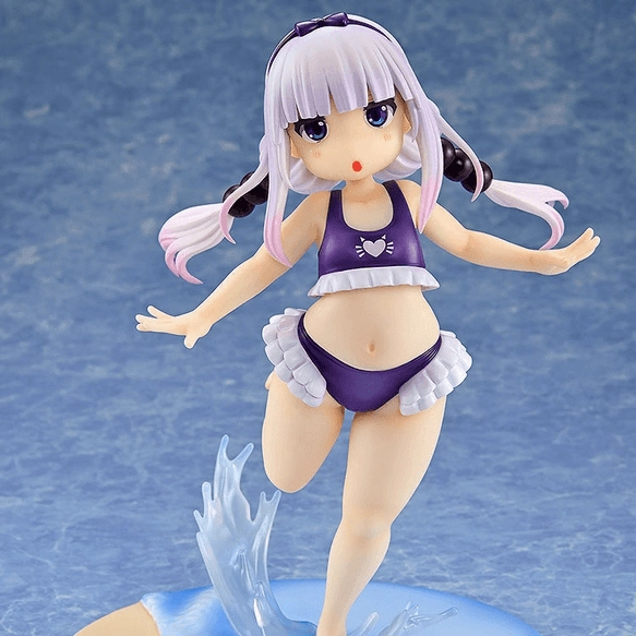 Kanna Kamui: Excited to Wear a Swimsuit at Home Ver. (Purple) Art Model Native Art