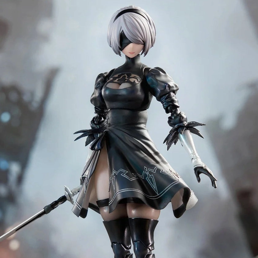 Nuclear Gold Reconstruction NieR:Automata Ver1.1a 2B 1/9 Action Figure Business gift Desktop Decor