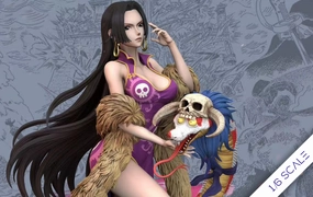 One Piece -  Womens Resonance Series - Boa Hancock Deluxe 1/6 Scale Statue Gold Leaf