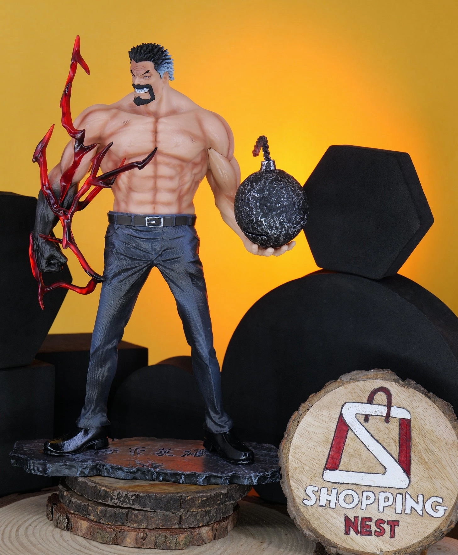 Collectible Hobby One Piece |PVC| Monkey D. Garp Battle Edition Action Figure 26 cm Collectible