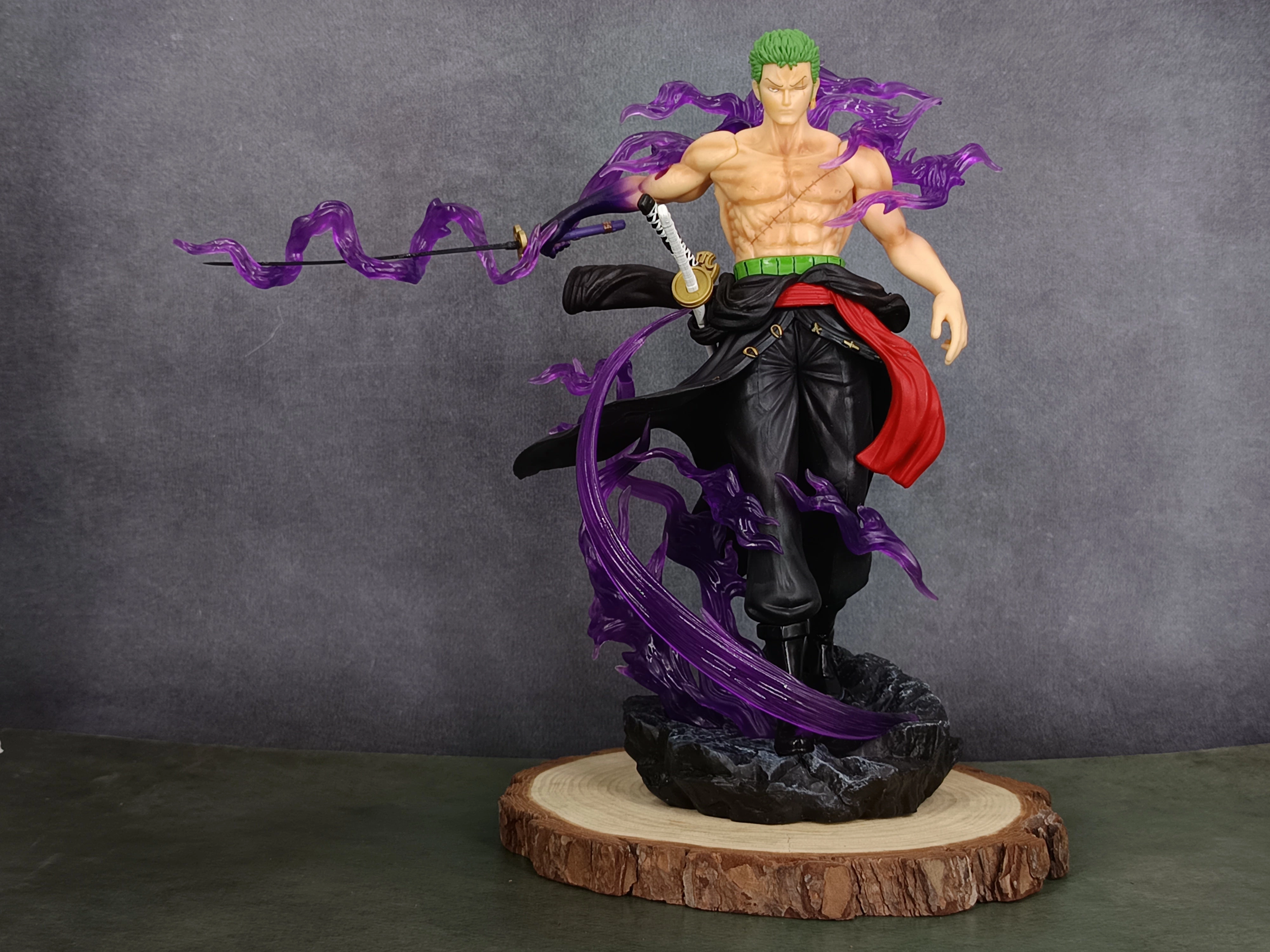 One Piece Roronoa Zoro King of Hell Battle Edition | 32 cm | Dual Upper Body Robot Collectible Character Merchandise