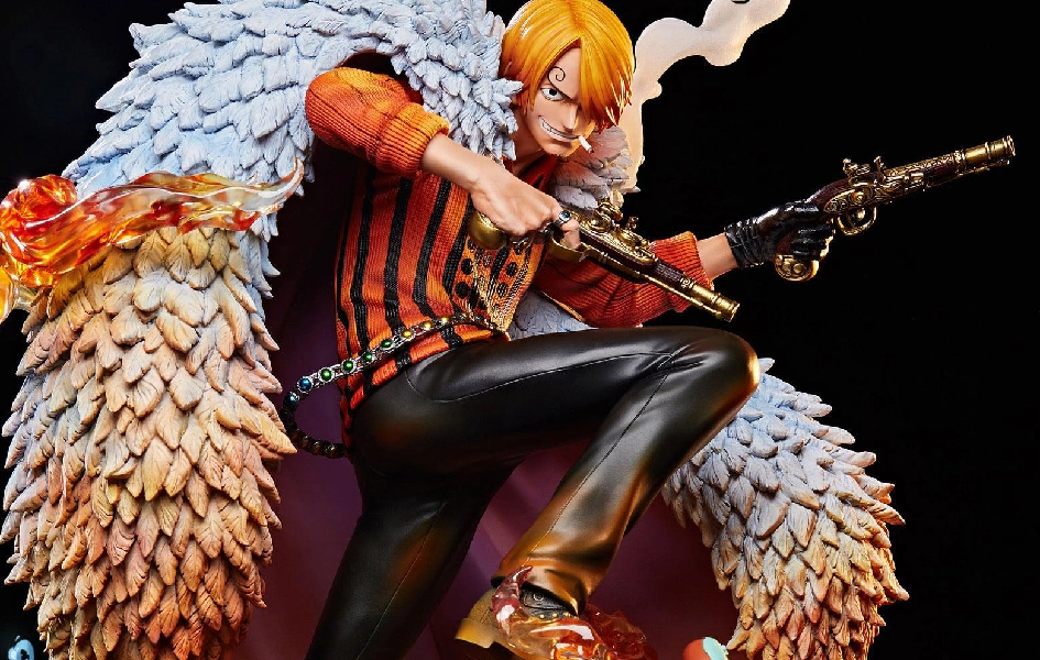 Multi Pose One Piece Sanji Log Collection 1/4 Scale Premium Statue
