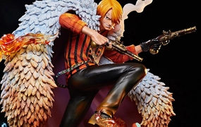 Multi Pose One Piece Sanji Log Collection 1/4 Scale Premium Statue