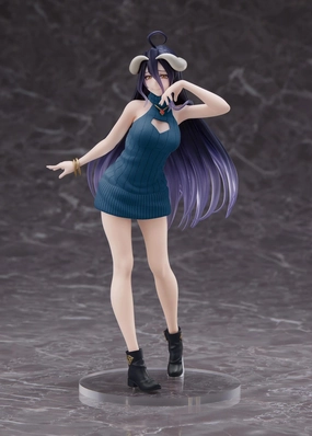 Special Edition Movie Model Overlord IV AMP Coreful Figure Figure Albedo ( Knit Dress Ver. ) Renewal Edition