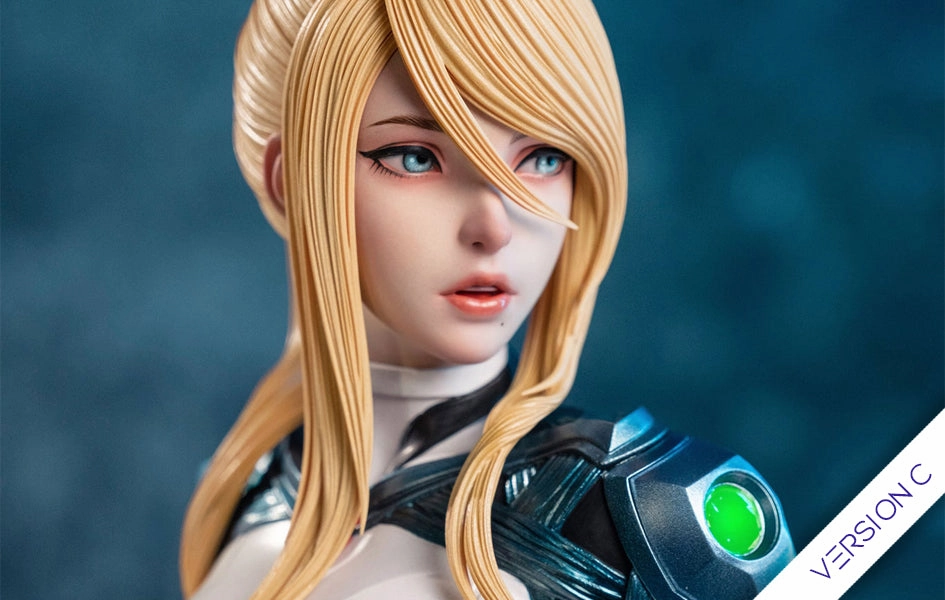 Robot Collection Metroid Dread - Samus (White Armor Nude Body Version C) 1/4 Scale Statue