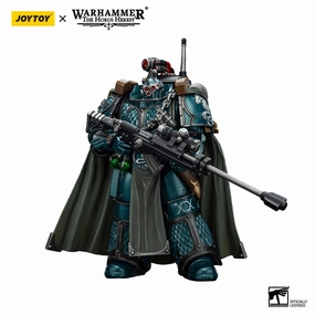 Competition Entry Virtual Collectible JOYTOY Warhammer The Horus Heresy Alpha Legion Exodus The One who is Many With Sniper Rifle And Power Dagger Action Figure