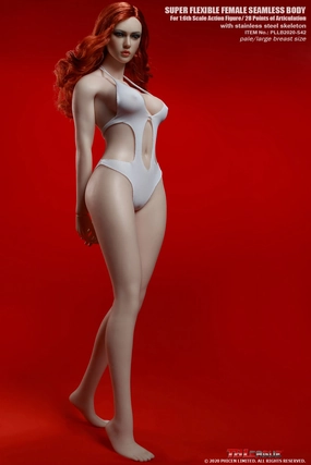 Diorama Accent Phicen TBLeague S42 Pale, Large Bust Female Seamless 1/6 Body Action Figure