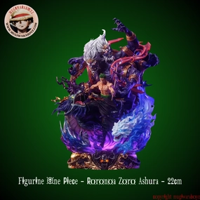 Figurine One Piece - Roronoa Zoro Ashura Celebrity endorsed