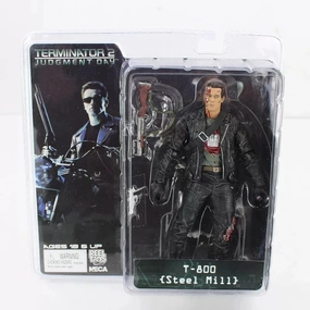 SN Terminator 2 Judgment Day T-800 STEEL MILL Action Figure | 7 Inch Animal Figure Emotional Connection